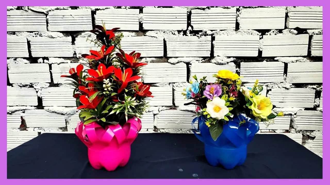 Craft Tips, How To Make Planter Pot From Plastic Bottles