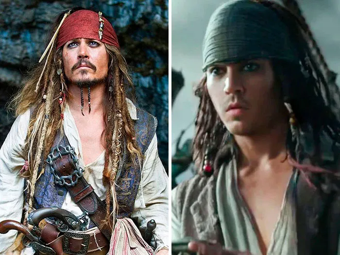 Johnny Depp In 'Pirates Of The Caribbean: Dead Men Tell No Tales' (2015)