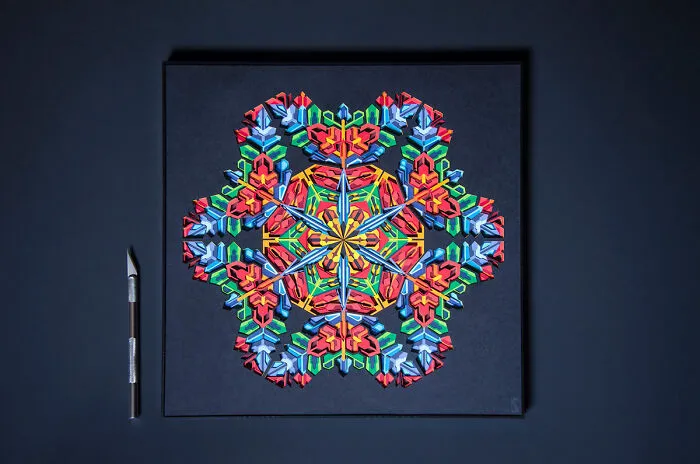 I Made Paper Artworks That Captured The Memories Of A Snowflake
