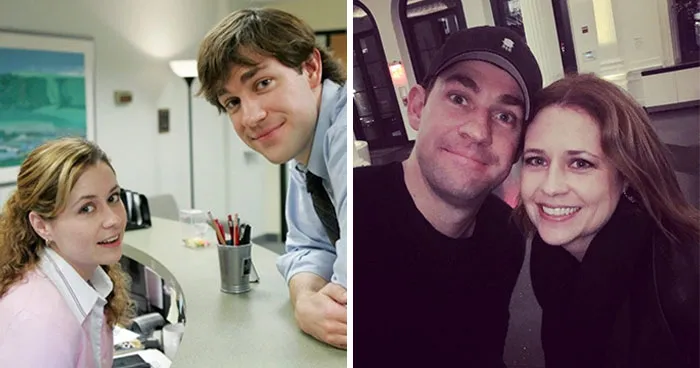 The Office, Pam & Jim (Jenna Fischer And John Krasinski)