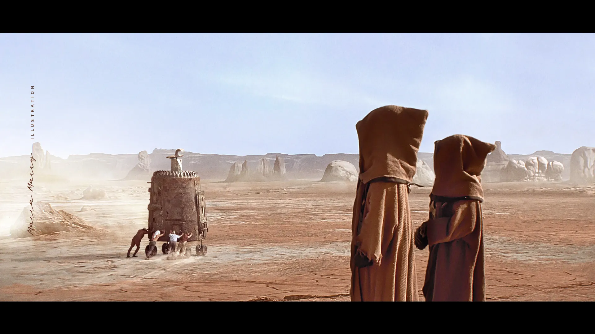 What If ... The Events Of My Favorite Film "Kin-Dza-Dza" Would Not Take Place On Plyuk, But In The Star Wars Universe, On Tatooine?