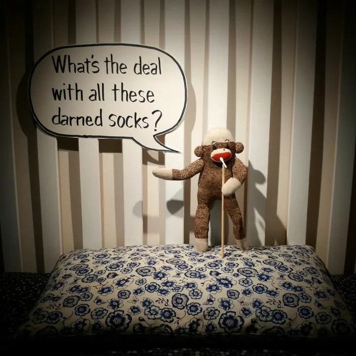 I’ve Made My Wife Laugh Every Day Of The Pandemic With Daily Sock Monkey Shows And I Hope They Make You Smile Too (65 Pics)