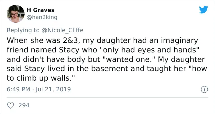 Here Are 50 Of The Most Hilarious And Slightly Creepy Stories About Kids’ Imaginary Friends