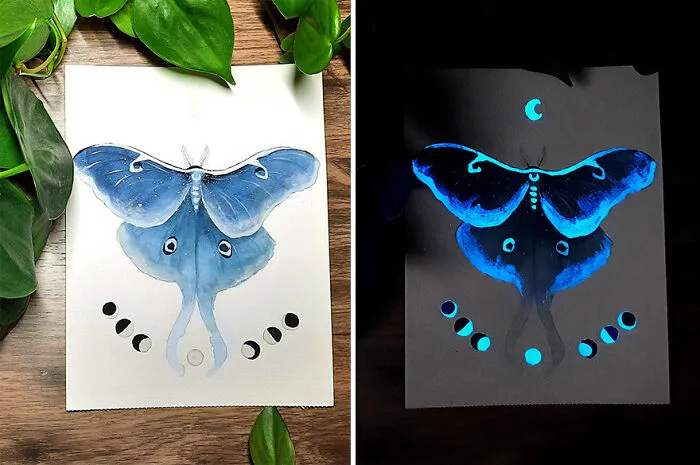 Glowy Moon Butterfly