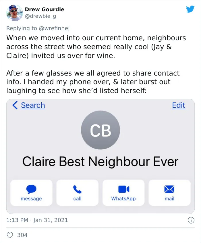 40 Times People Used The Funniest Names To Save Contacts In Their Phones