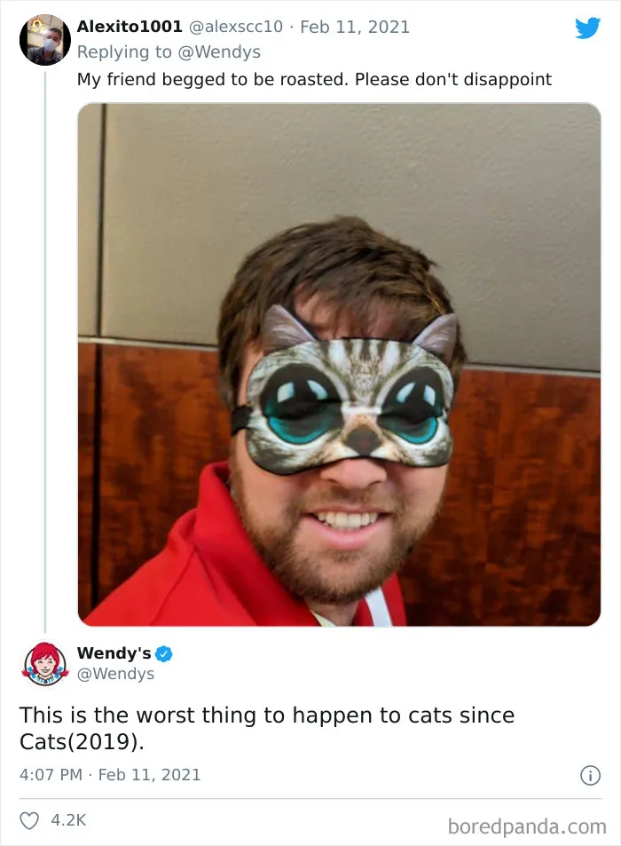 Wendy's Is Celebrating National Roast Day By Roasting Companies And People Who Asked For It, And Here're 40 Of Their Most Savage Posts
