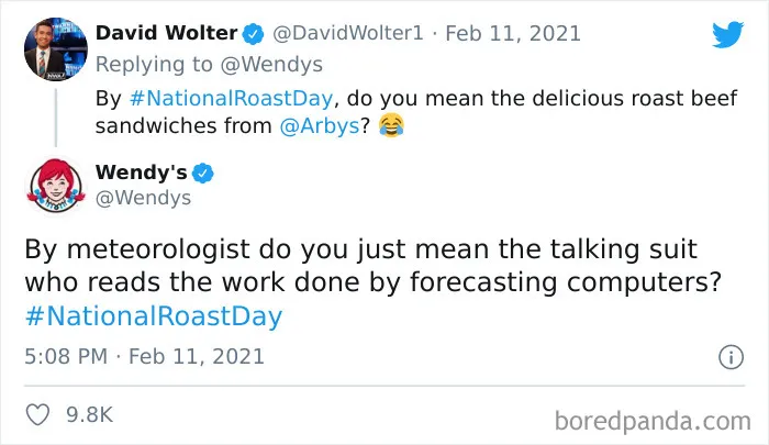 Wendy's Is Celebrating National Roast Day By Roasting Companies And People Who Asked For It, And Here're 40 Of Their Most Savage Posts