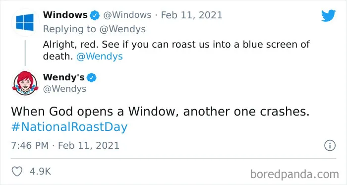 Wendy's Is Celebrating National Roast Day By Roasting Companies And People Who Asked For It, And Here're 40 Of Their Most Savage Posts