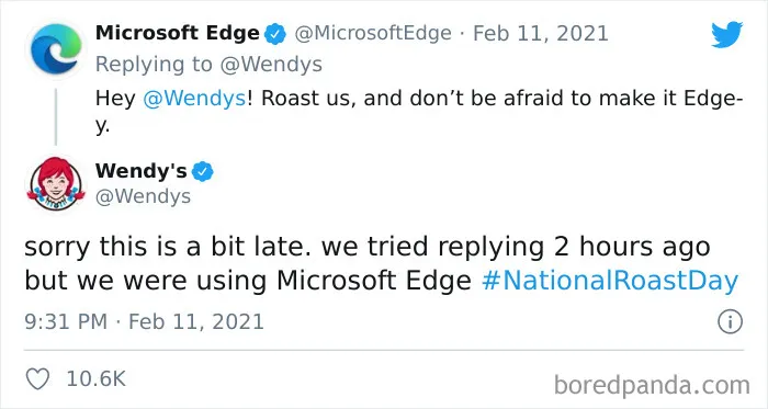 Wendy's Is Celebrating National Roast Day By Roasting Companies And People Who Asked For It, And Here're 40 Of Their Most Savage Posts