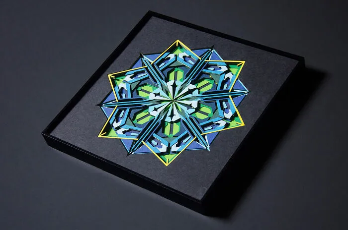 I Made Paper Artworks That Captured The Memories Of A Snowflake