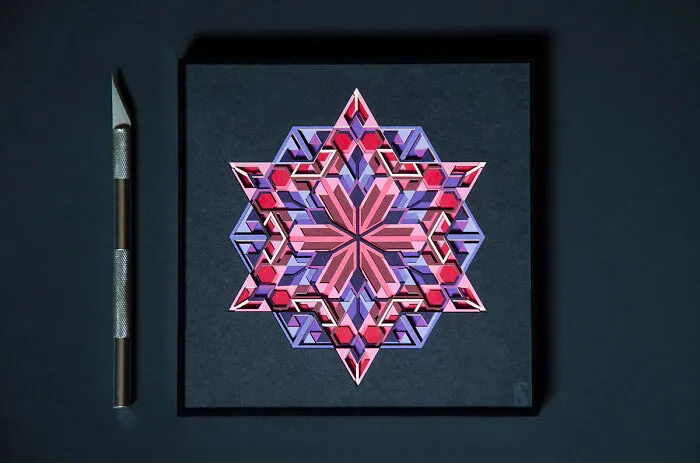 I Made Paper Artworks That Captured The Memories Of A Snowflake