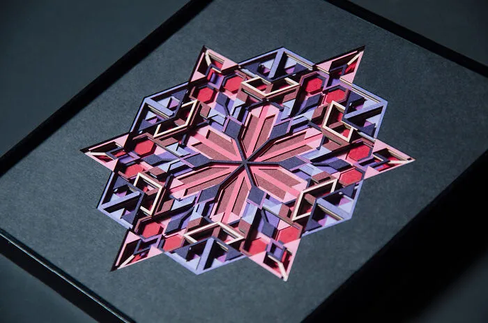 I Made Paper Artworks That Captured The Memories Of A Snowflake