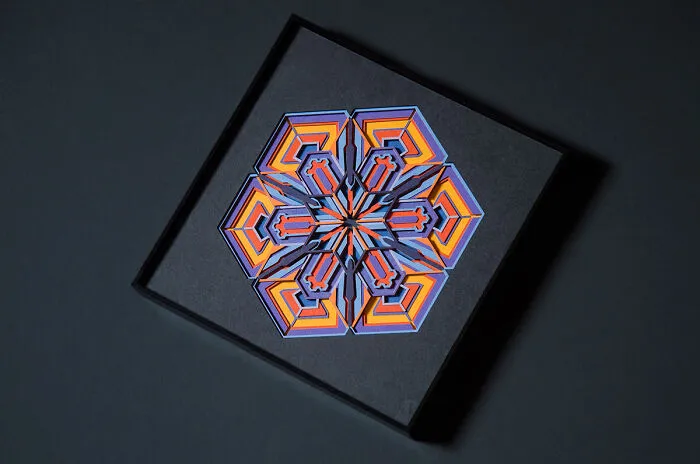 I Made Paper Artworks That Captured The Memories Of A Snowflake