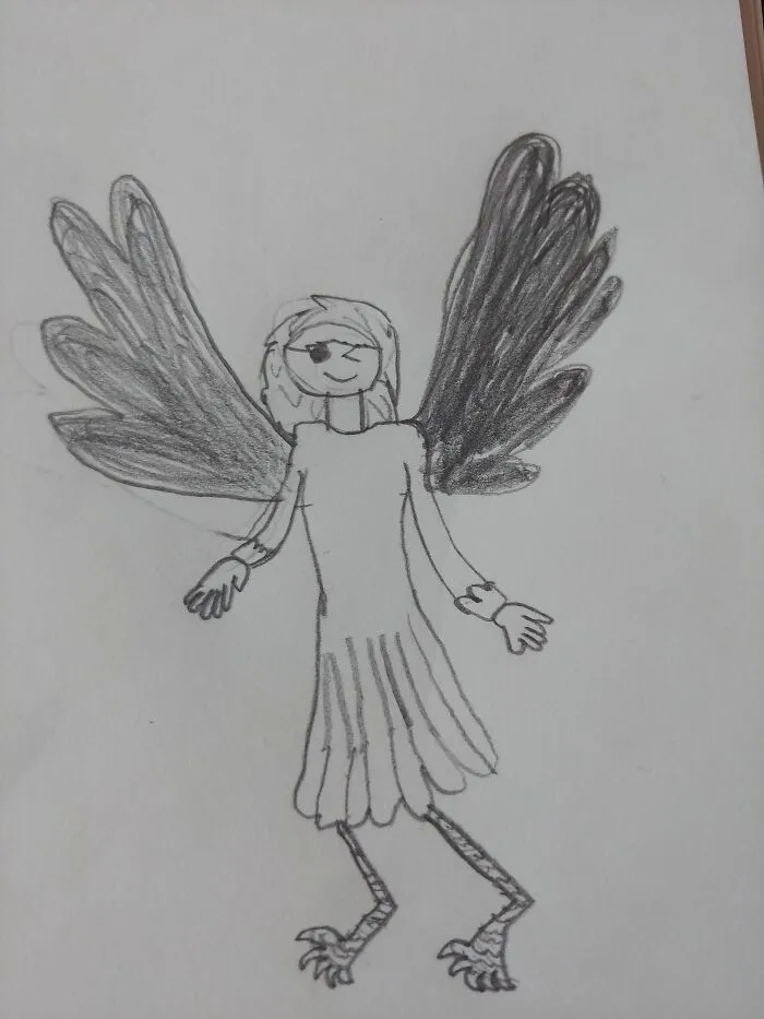 Drew This A While Ago, It's A Bird Person I Guess