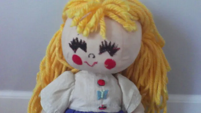 This Doll Was Made By My Grandma For My Mom (Its In Pretty Good Condition Except For The Thread That Holds The Head To The Body Is Loose)
