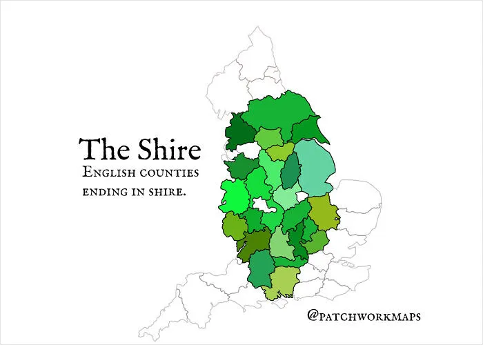 The Shire - English Counties Ending In 'Shire'