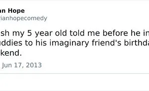Here Are 50 Of The Most Hilarious And Slightly Creepy Stories About Kids’ Imaginary Friends