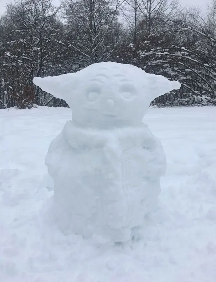 Regular People All Over Lithuania Went Out To Create Snow Sculptures (38 Pics)