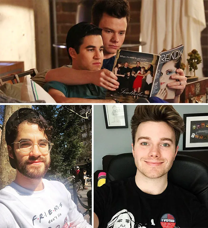 Glee, Blaine & Kurt (Darren Criss And Chris Colfer)