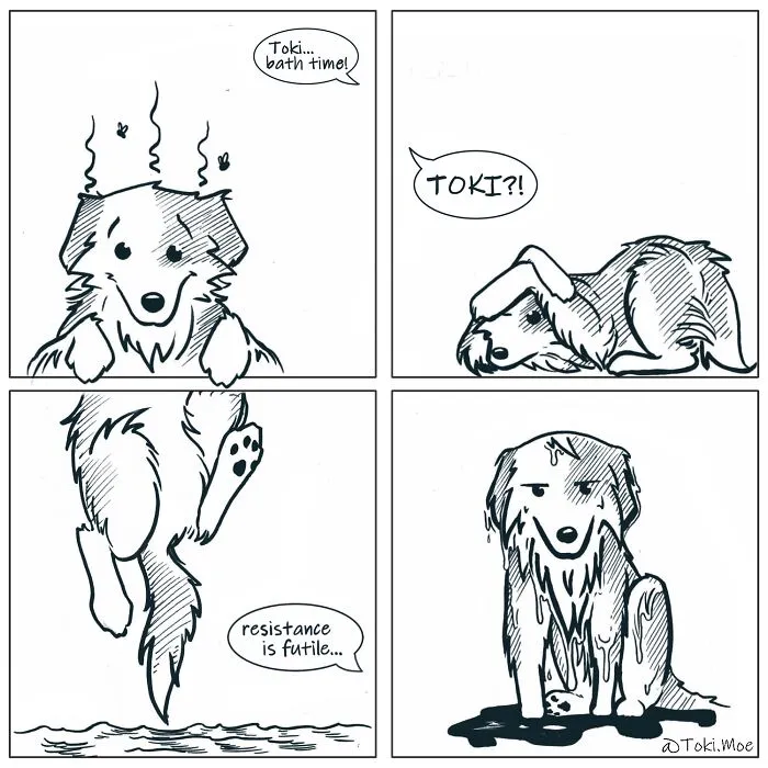 My 29 Comics That Show What It’s Like To Live With A Cat And A Dog