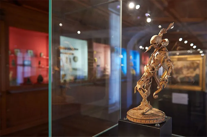 A Wooden Sculpture Depicting Death Made In 1520