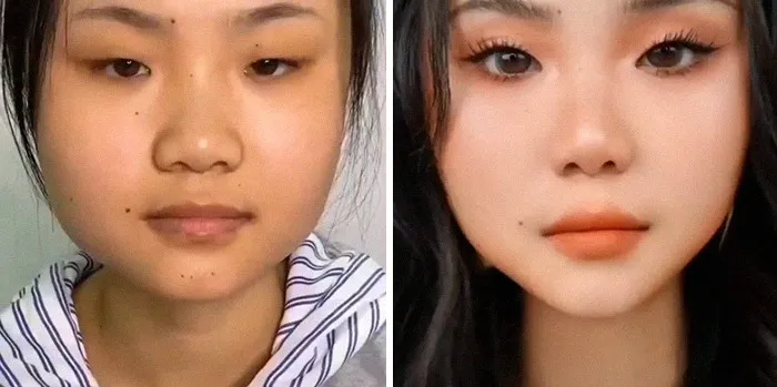 Natural Vs. Makeup: Instagram Account Showcases These Asian Transformations That Will Probably Make You Question Reality (30 Pics)