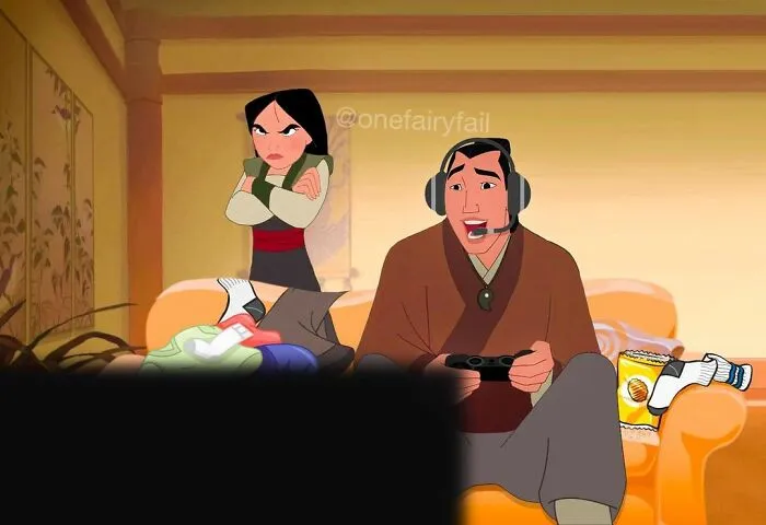 Artist Shows What Would Happen If Disney Had Modern Technologies (12 Pics)
