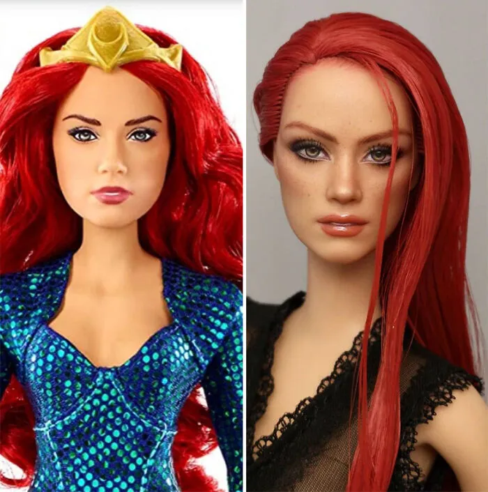 Artist Repaints Dolls In A More Realistic Way