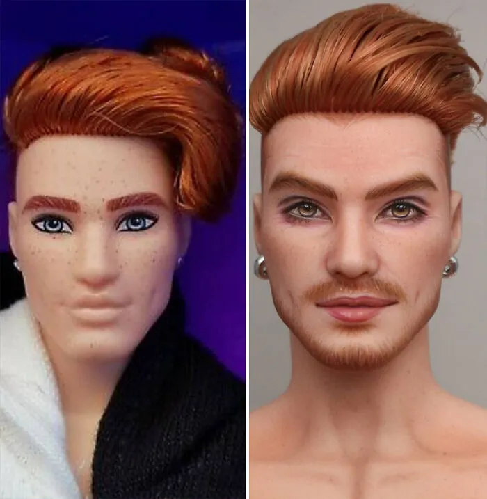 Artist Repaints Dolls In A More Realistic Way