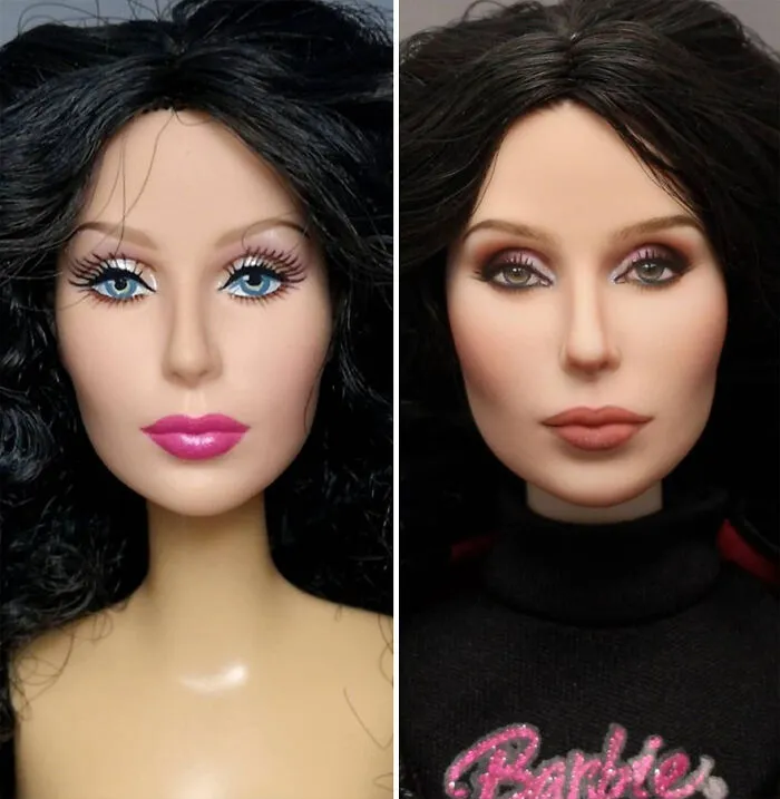 Artist Repaints Dolls In A More Realistic Way