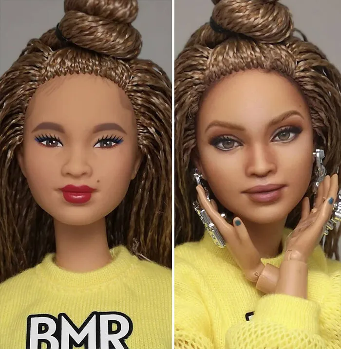 Artist Repaints Dolls In A More Realistic Way