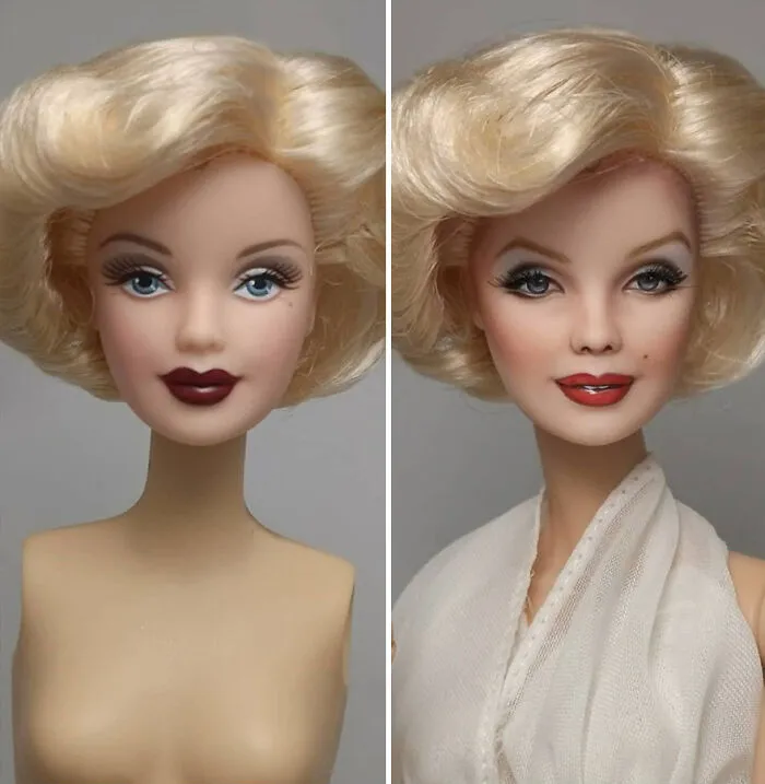 Artist Repaints Dolls In A More Realistic Way