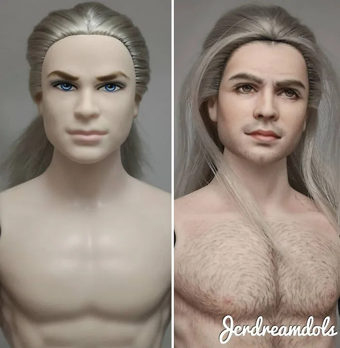 Artist Repaints Dolls In A More Realistic Way