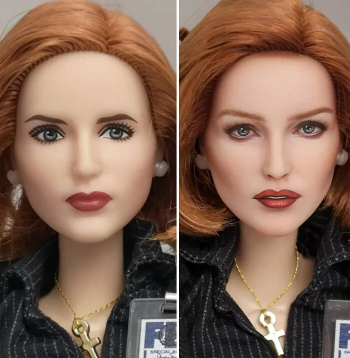 Artist Repaints Dolls In A More Realistic Way