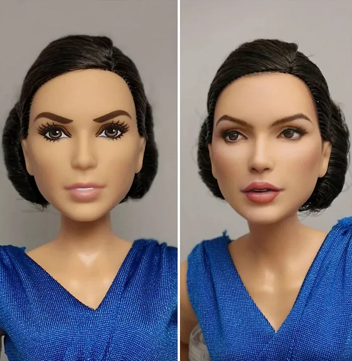 Artist Repaints Dolls In A More Realistic Way