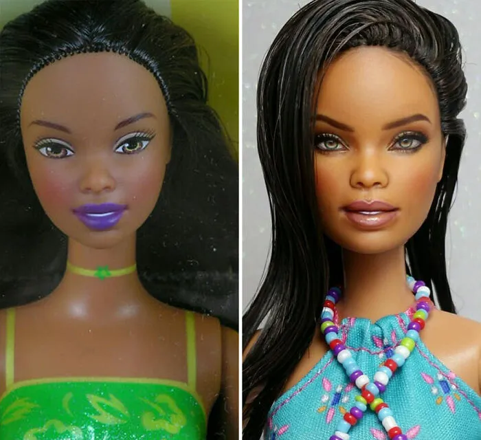 Artist Repaints Dolls In A More Realistic Way