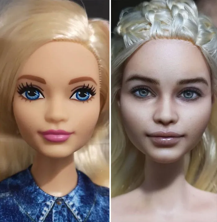 Artist Repaints Dolls In A More Realistic Way