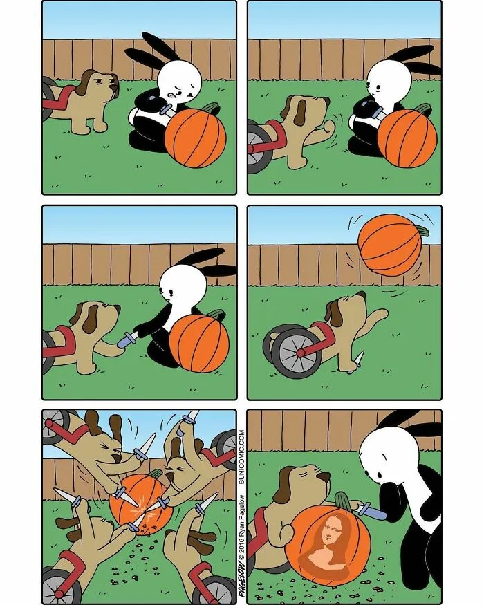Este artista crea cómics adorables con finales no tan adorables (45 cómics)