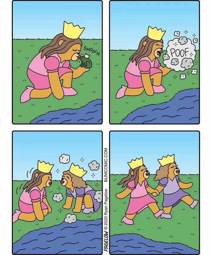 Artist Creates Cute Comics With Not-So-Cute Endings (50 New Pics)