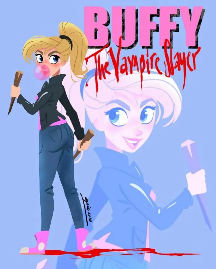Iconic Movie And TV Posters Reimagined With Disney Characters By Alex Pick (50 Pics)