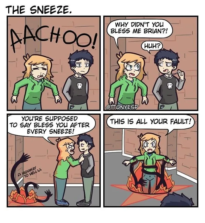 37 Comics With Weird And Unexpected Endings By Tony Esp (New Pics)