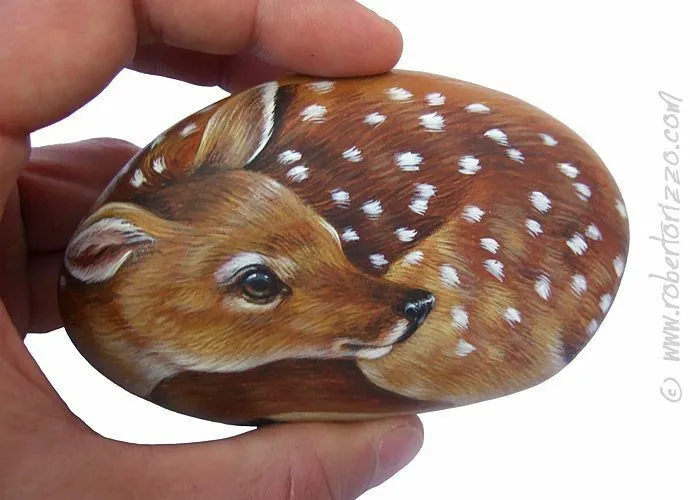 Artist Turns Rocks Into Incredible Animal Paintings (30 Pics)