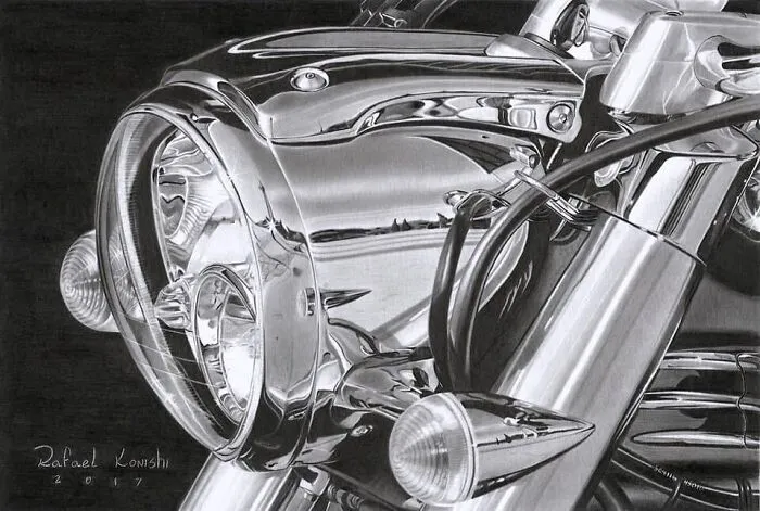 42 Mind-Blowing Realistic Drawings by Artist Rafael Konishi