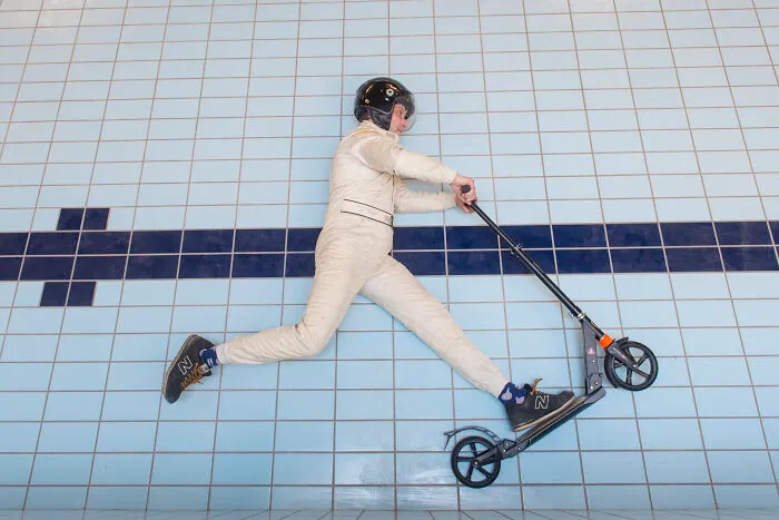 Takes Hours To Learn No Tricks! Scooter First. Time For A Jump