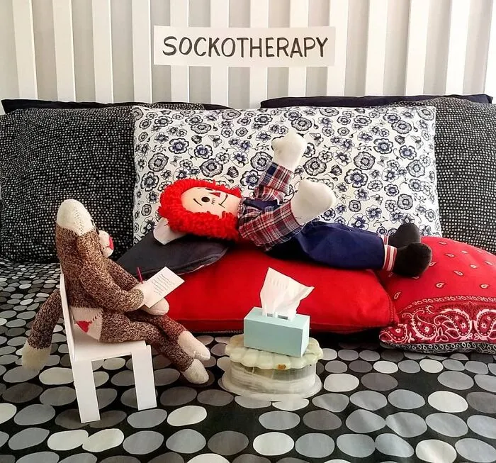 I’ve Made My Wife Laugh Every Day Of The Pandemic With Daily Sock Monkey Shows And I Hope They Make You Smile Too (65 Pics)