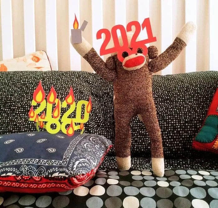 I’ve Made My Wife Laugh Every Day Of The Pandemic With Daily Sock Monkey Shows And I Hope They Make You Smile Too (65 Pics)