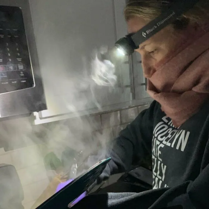 Dinner Prep By Headlamp! This Is Unreal