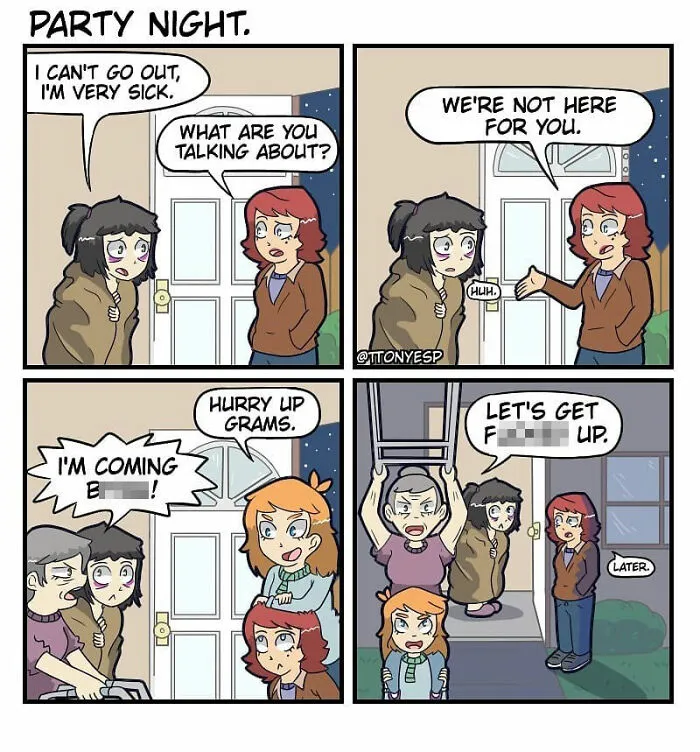 37 Comics With Weird And Unexpected Endings By Tony Esp (New Pics)