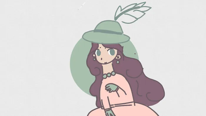 (My Submission ) Just Got A Basic Palette Of Champagne, Baby Pink, Old Lavender, And Some Greens