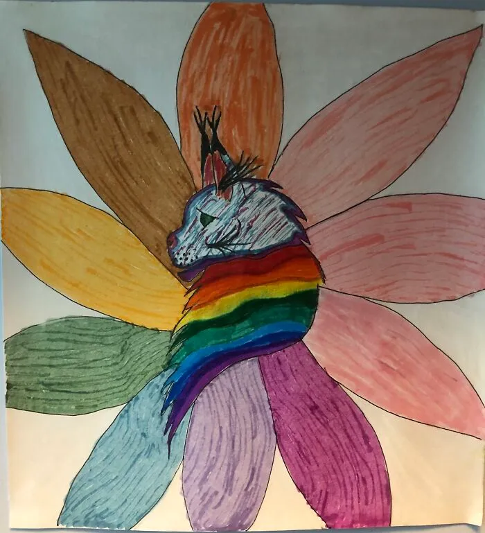 My Cat As A Rainbow